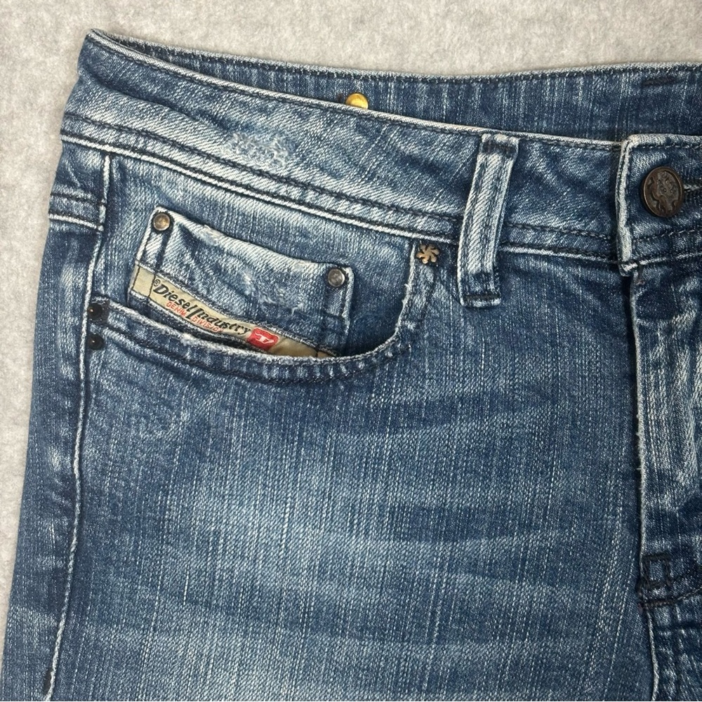 Diesel Blue Faded Denim Jeans